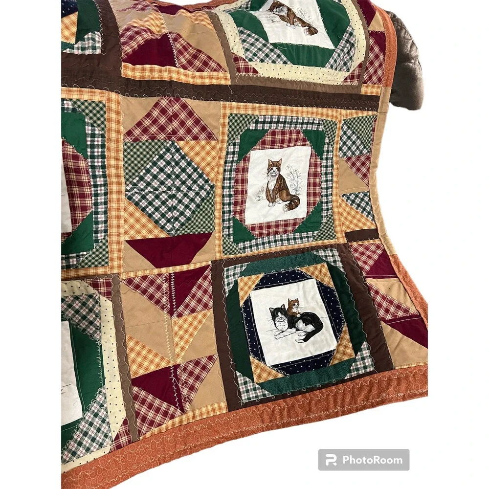 Lap quilt -allSeason -Cats